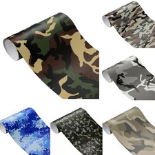 NEW Camo Sticker Bomb Vinyl Wrap Self-Adhesive JDM Print Bike Car Wrapping Film