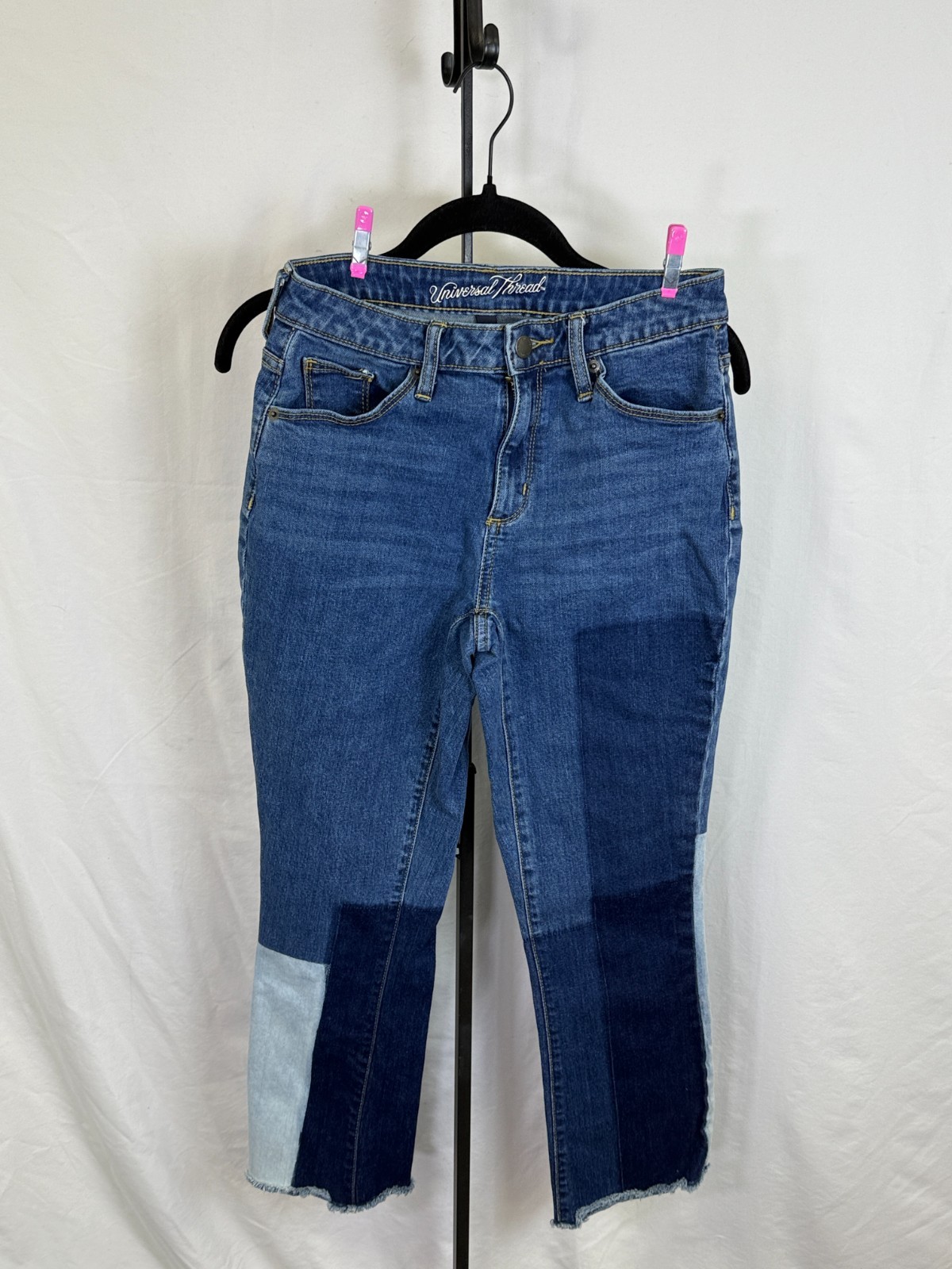 Universal Thread Women's Patchwork Jeans Size 2 2… - image 1