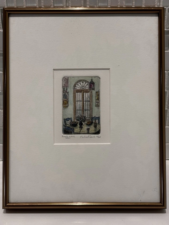 Impresión Original Firmada Edición Limitada, Peter’s Place España Michael Bond, Arte Decoración Regalos Foto 4 de 4