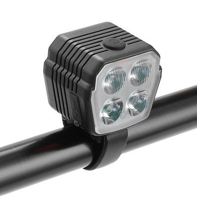 2in1 Fahrradlicht und für Hupe 300 Lumen Helligkeit mit wasserdichtem Design
