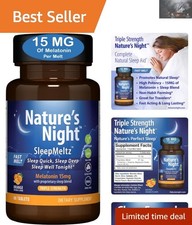 15mg Melatonin Sleep Aid with Supportive Blend - Sugar Free Non-GMO, 90 Count