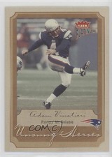 2002 Fleer Platinum Unsung Heroes Finish 5/100 Adam Vinatieri #206 1f1