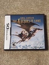 Final Fantasy The 4 Heroes of Light (Nintendo DS, 2010) complete and tested