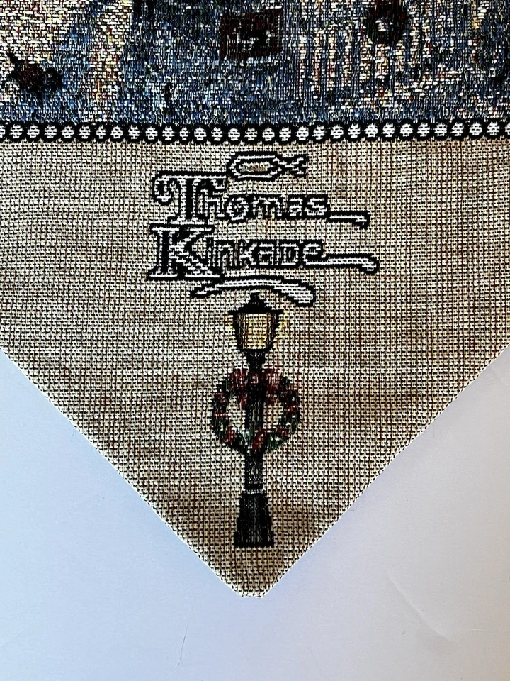 ТОМАС КИНКЕЙД МАЛЕНЬКИЙ ГОБЕЛЕН ВИКТОРИАНСКИЙ ДОМ В СНЕГУ - Изображение 4 из 4