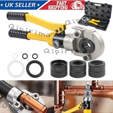 Copper Tube Fitting Hydraulic Pipe Crimping Tool 16-32mm Pressing Pliers Kit Set
