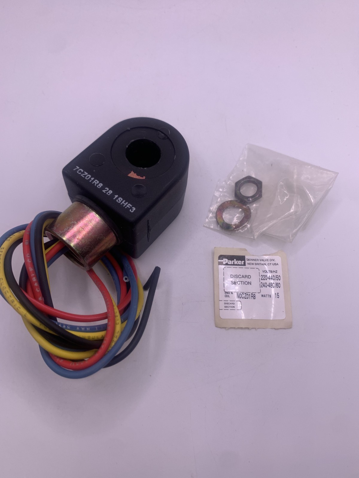 Parker CZ01R8 Valve Coil Kit, For Parker Valves, 220-440V/50hz 240-480/60hz, NEW