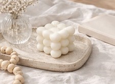 Bubble Cube Soy Candle Minimalist Decorative Candle, Handmade Home Decor Gift