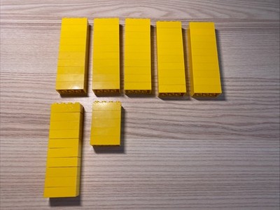 LEGO 3001 2x4 Brick yellow 65 Stück