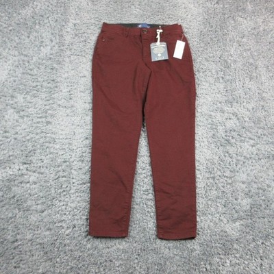 Democracy Leggings Womens 12 Red Ab'solution Jegging Mid Rise 31x29* NWT