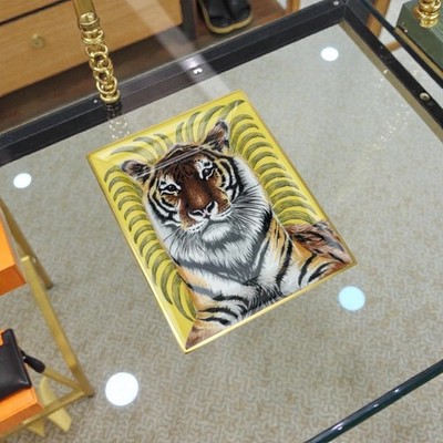 HERMES Royal Tiger Change Tray Rolling Ashtray Vide Poche w/ Gift