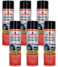 6 Nigrin Steinschlag-Schutzgrund Unterboden-Schutz Spray Steinschlag-Schutz Auto