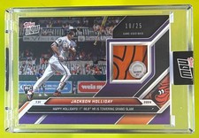 2024 Topps Now Jackson Holliday 1st MLB HR Grand Slam Base Relic Purple 18/25