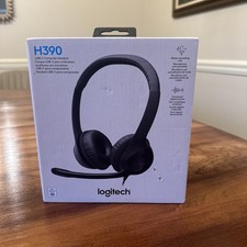 Logitech H390 Black Over the Ear Headset Brand New - Sealed