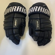 Warrior Alpha QX Hockey Gloves Senior 14”Black White