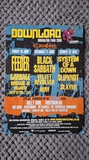 Download Festival Poster 2005 Black Sabbath SOAD Ozz Music Memorabilia A4 Metal