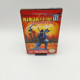 Ninja Gaiden III: The Ancient Ship Of Doom CIB RARE  Nintendo Tested, Authentic