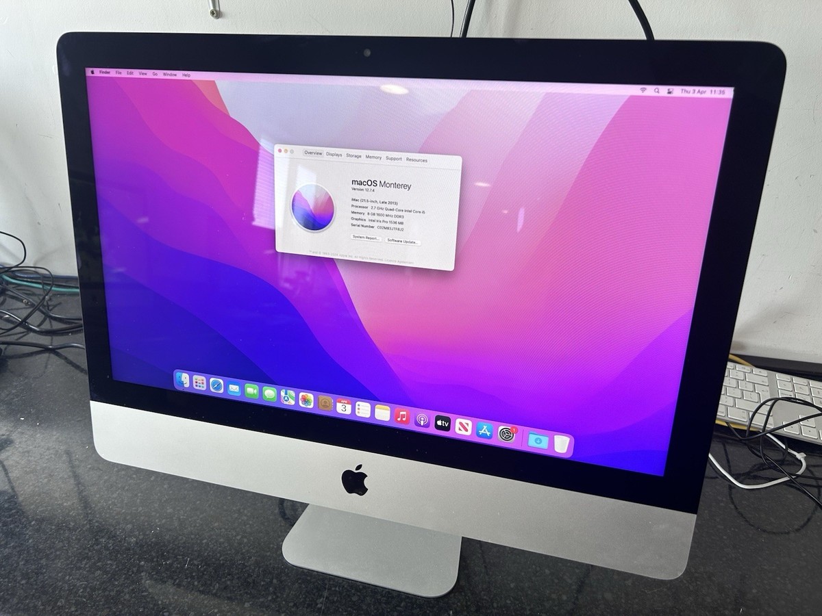 Apple iMac 21.5インチ (macOS Monterey) Apple iMac 21.5-inch SSD macOS Monterey | eBay UK
