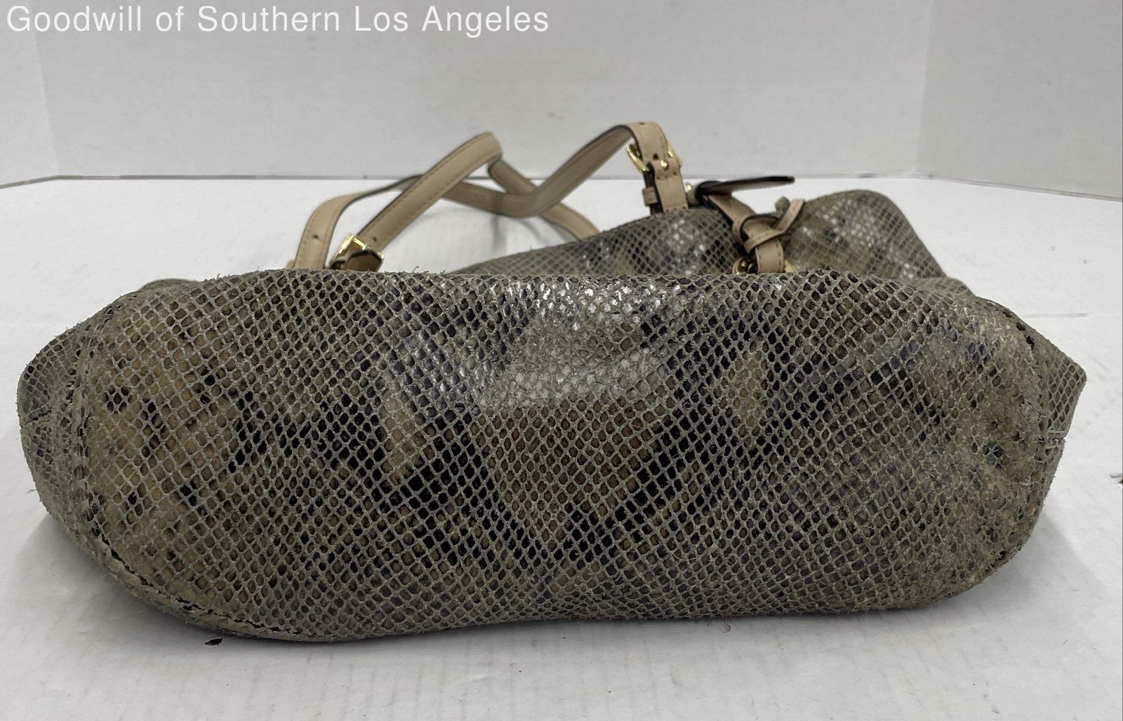 Michael Kors Women's Large Snakeskin Python Print… - image 3