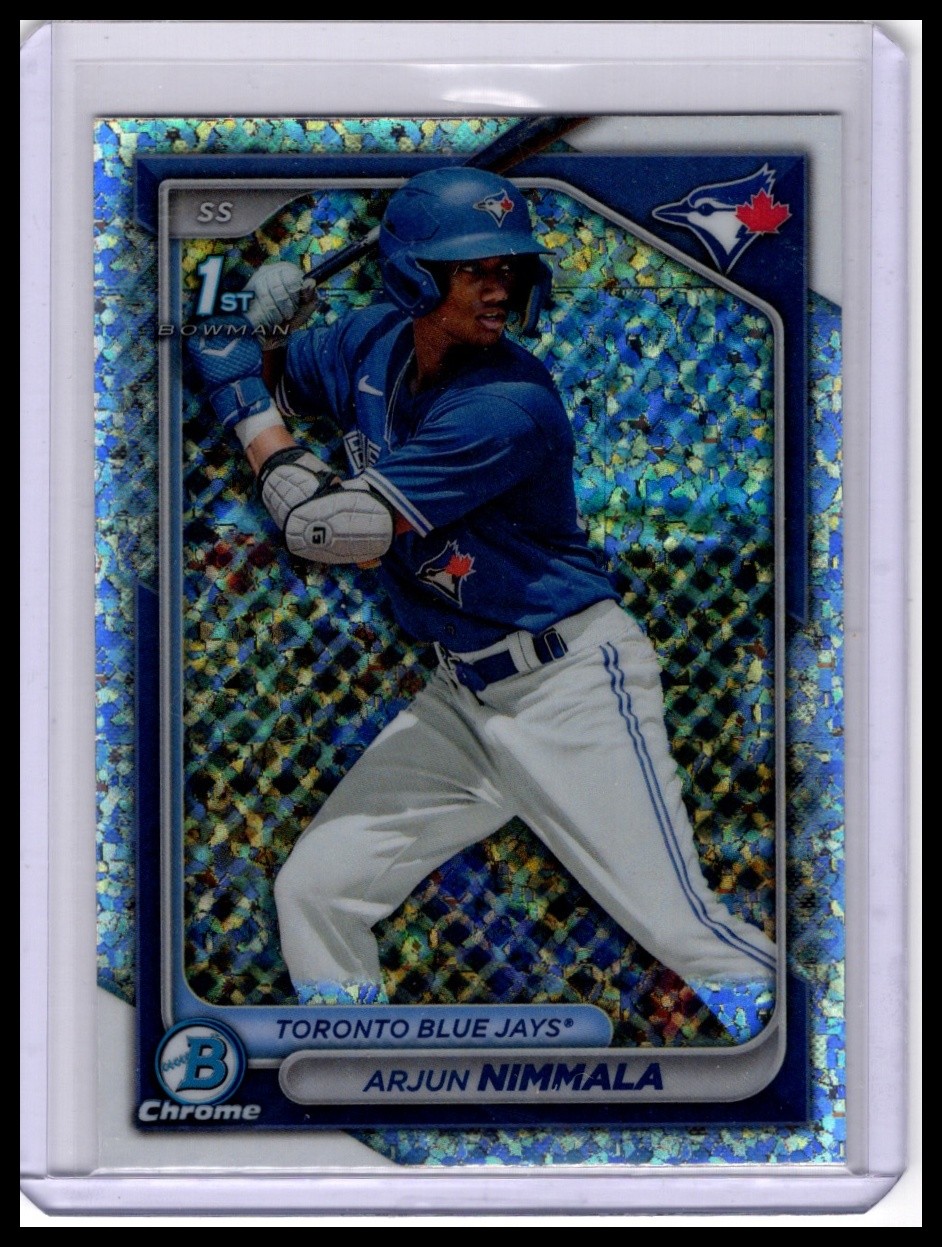2024 Bowman #BCP-142 Arjun Nimmala Chrome Prospects Mini-Diamond Refractors