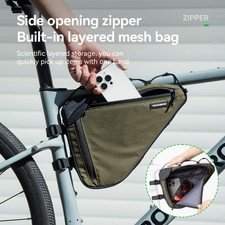 ROCKBROS Bike Triangle Bag 1.5L Bicycle Frame Bag Under Top Tube Front Pouch