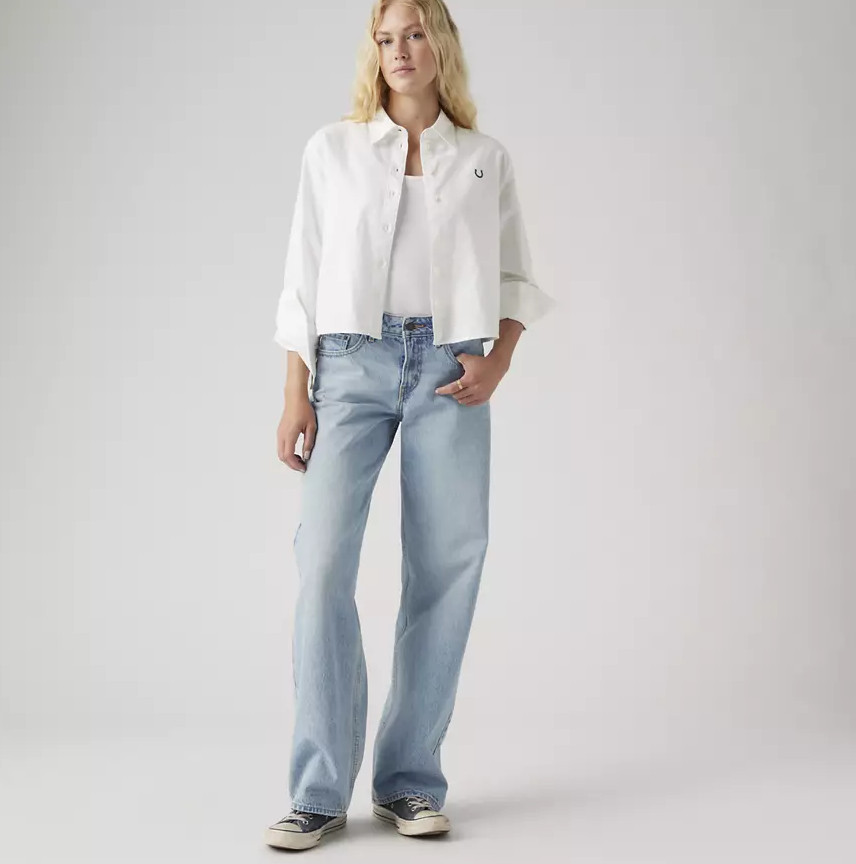 Levi's&reg; Premium Low Loose Women's Jeans, That's Fashion - Light Wash