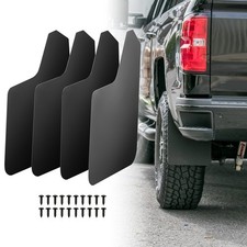 4x For Chevy Silverado 1500 2500 Wide Rally Mudflaps Splash Guards Mudguards Red