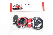 Stern Iron Man Classic Pinball Machine Replacement Repair Rubber Ring Kit Black