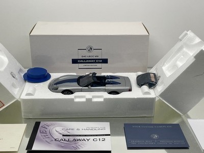 FRANKLIN MINT CALLAWAY C12 D4C LECC VIII 2004 LIM.ED -SILVER 1:24- GOOD IN BOX