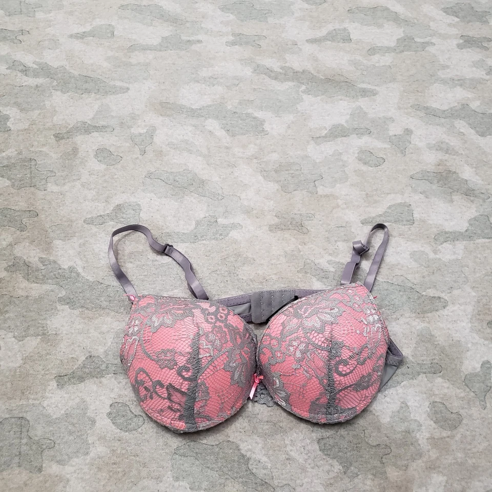 Xoxo文胸女式34B灰色钢圈 — 第 2/4 张图片