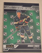 2023/24  O PEE CHEE PLATINUM    BROCK FABER   MINNESOTA WILD   ROOKIE  SS-10