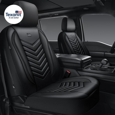 3D Foam Faux Leather Car Seat Covers Front Seats,Waterproof Leather Front Seat C