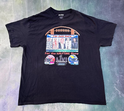 2022年スーパーボウル HALFTIME SHOW Tシャツ Super Bowl 2022 Los Angeles Half Time Show Men's T-Shirt Size