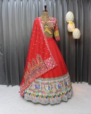 Wedding Stylish Women's Lengha Bridal Heavy Indian Pakistani Party Lehenga Choli
