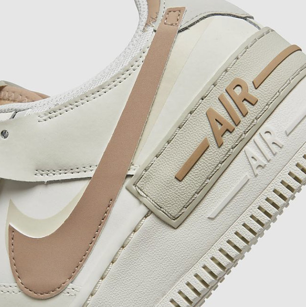 New NIKE AIR FORCE 1 SHADOW Casual Women's Sneakers Shoes size 9.5  Sail Fossil thumbnail 3