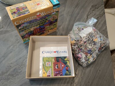 Puzzle En Bois Charles Wysocki – Plum Valley – 24 Pièces Découpées à La Main