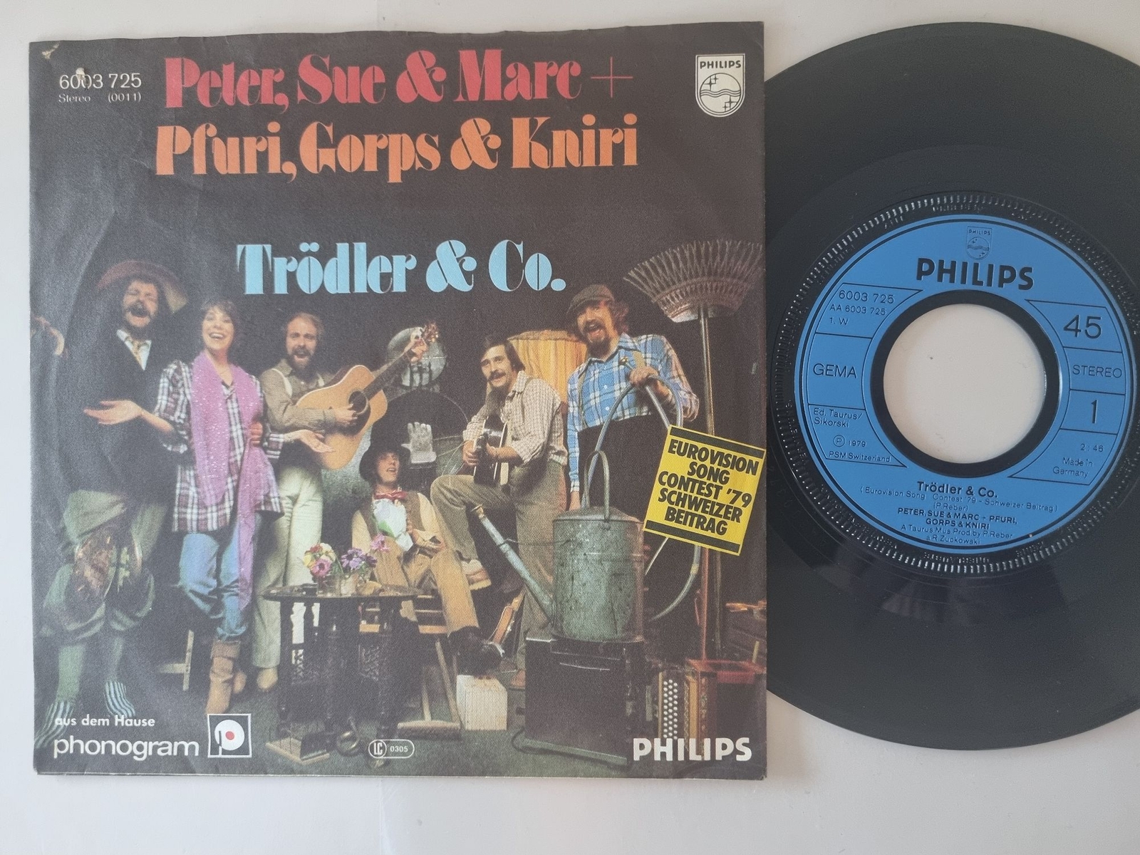 Peter, Sue & Marc - Trödler & Co. 7'' Vinyl Germany EUROVISION 1979