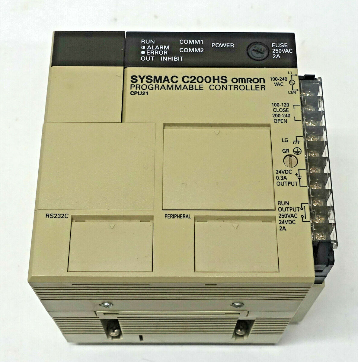 OMRON C200HS-CPU21-E SYSMAC PLC CPU UNIT (1G2) | eBay OMRON C200HS-CPU21-E SYSMAC PLC CPU UNIT (1G2) | eBay