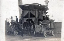 CPA 13 MARTIGUES EXCEPTIONNELLE CARTE PHOTO DE LA CONSTRUCTION DU PONT DE CARONT