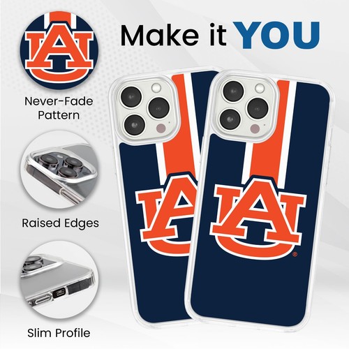 Auburn Tigers HD Phone Case Compatible with Apple iPhone - Picture 3 of 9