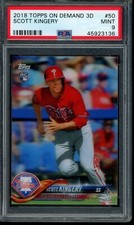 2018 Topps On Demand 3D #50 Scott Kingery PSA 9 Mint RC Card SP PR 269