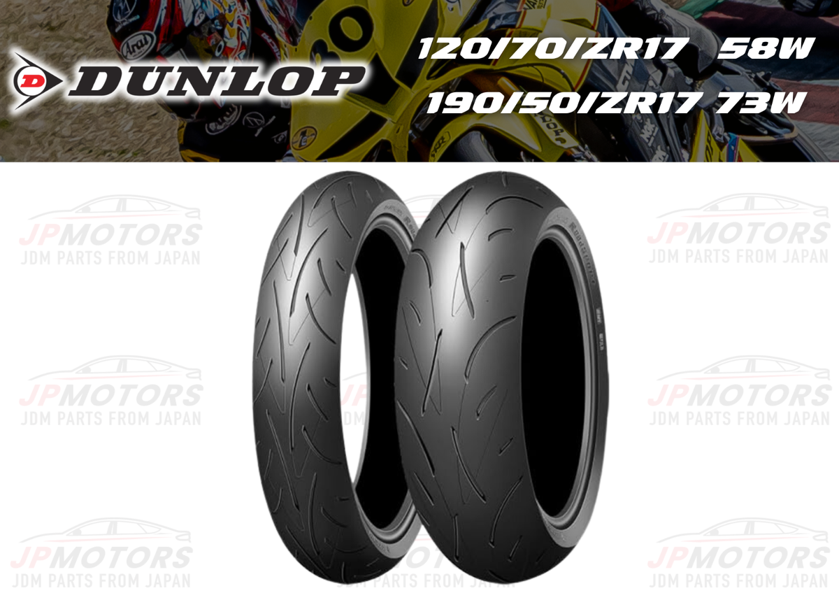 DUNLOP SPORTMAX Roadsport 120/70ZR17 190/50ZR17 Front Rear