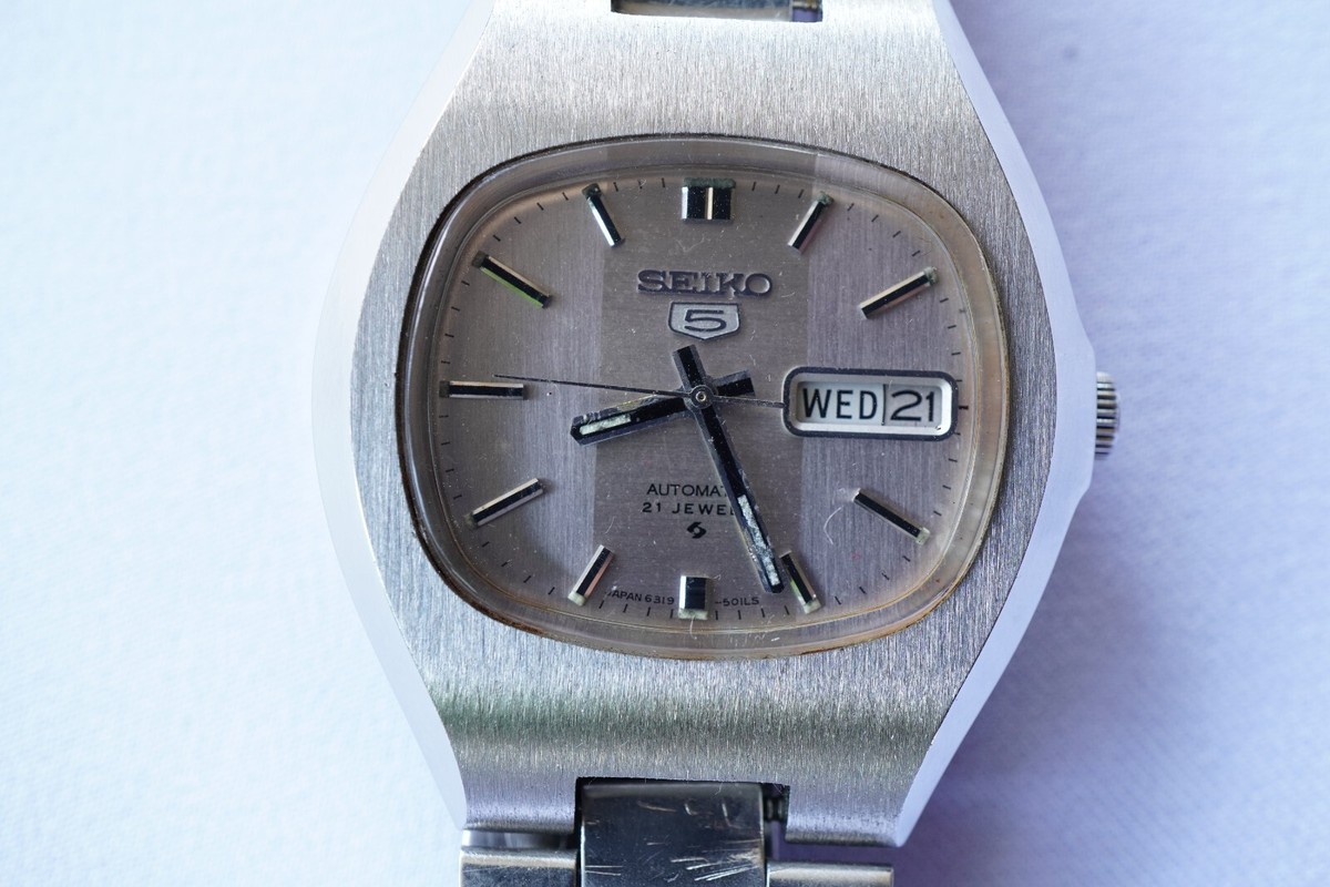 【FAUCHON　フォション　1996年シリアルナンバー入】フェーヴ　VTG VIINTAGE SEIKO 5 NO.6319-5010 21 JEWELS AUTOMATIC JAPAN WATCH. | eBay