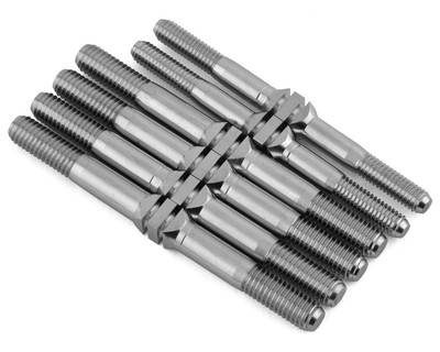 J&T Bearing Co. Mayako MX8 Titanium ''Milled'' Turnbuckle Kit (Natural) (6)