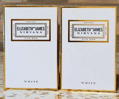 Elizabeth and James NIRVANA WHITE .07 oz EAU DE PARFUM Vial Spray
