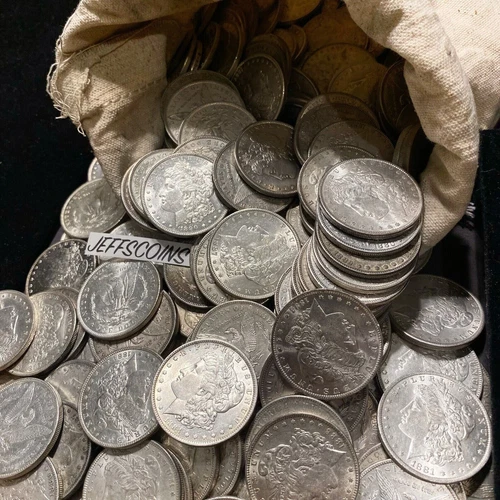 ✯ AU/UNC Morgan Silver Dollars From Bag Roll Estate Hoard Sale✯