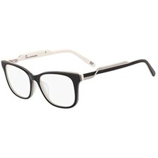 NEW Diane von Furstenberg DVF 5110 003 Black  White Eyeglasses 52/17/135