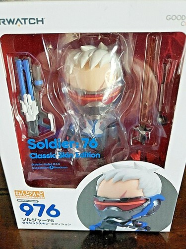 Good Smile Nendoroid 976 Overwatch Soldier: 76 Classic Skin Edition New! - Picture 2 of 8