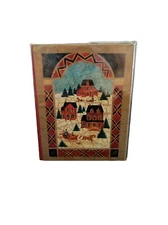Christmas Photo Album 100 PICTURES, 4" X 6", Country Scene