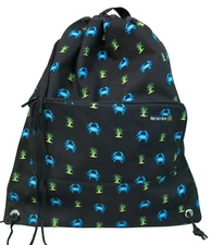 BLUE CRAB Chesapeake Bay Drawstring BACKPACK String Bag Limited Edition BAGS!