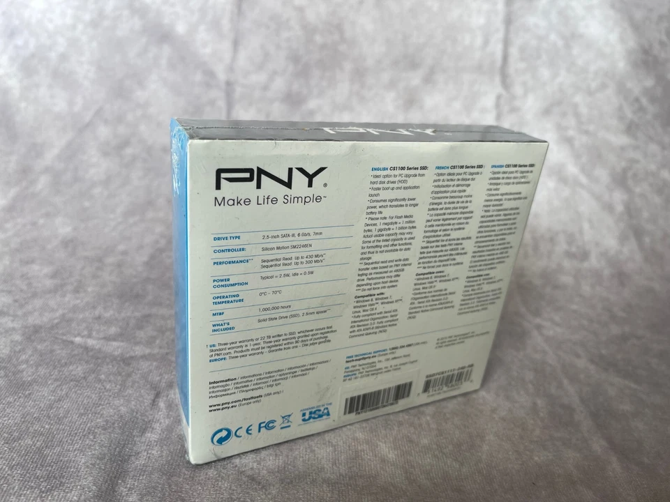 PNY - CS1100 240GB Internal SATA III Solid State Drive for Laptops - Image 3 of 4